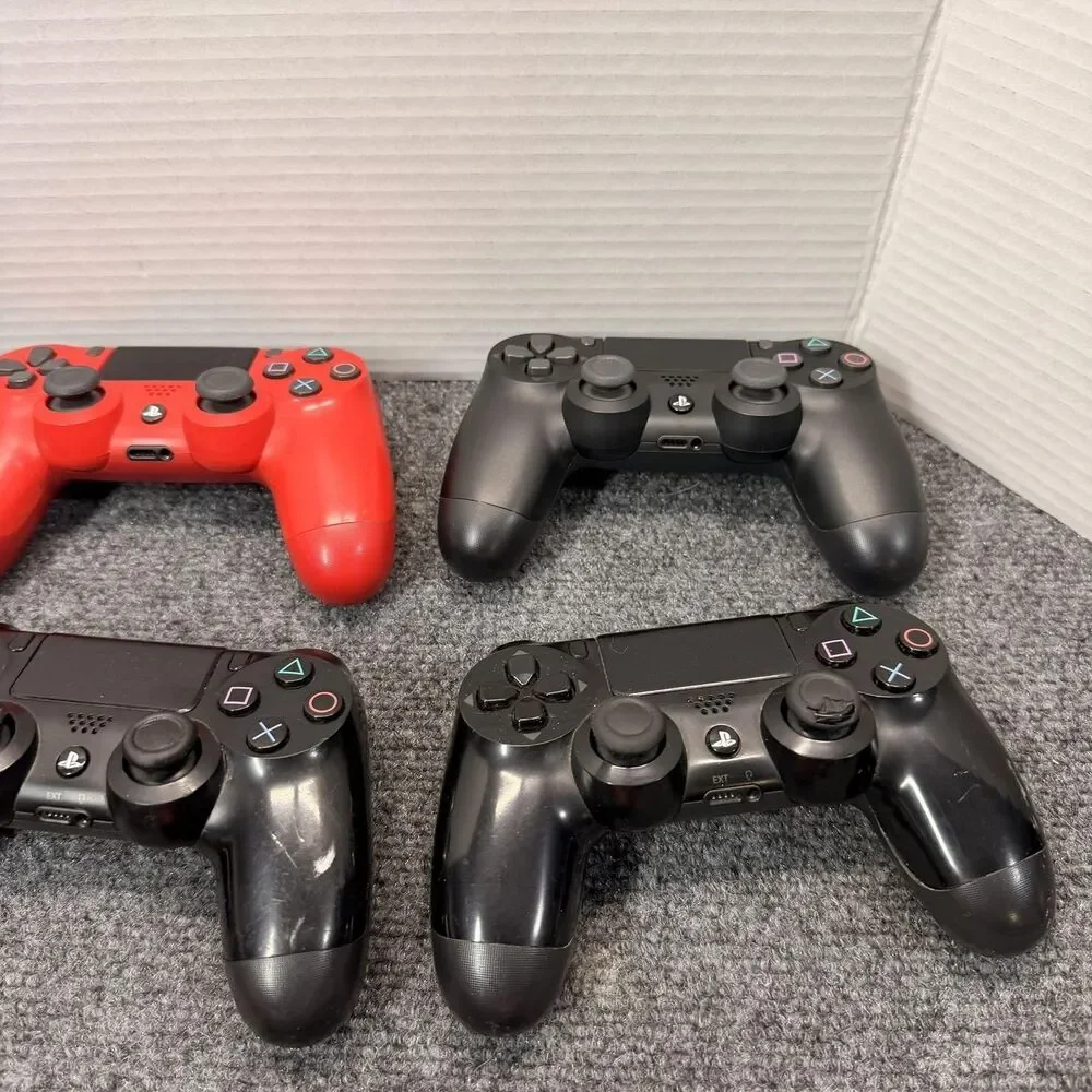 Sony PS4 DualShock 4 Wireless Controllers Lot Of 8 Red Blue Black OEM Bluetooth